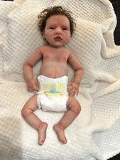 Berlin Awake By Babyclon Full Body Silicone boy Doll drink and wet COA 