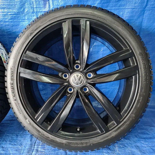 18 Zoll VW Golf VII 7 Durban GTI GTD Winterräder 5G0601025G Schwarz Original - Bild 5 von 12