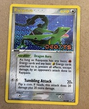 Pokemon Rayquaza EX Deoxys Reverse Holo Rare Stamped Card 22/107