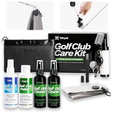 Pro Golf Club Care Kit   Cleaner, Polish, Brush, Groove Sharpener, Grip