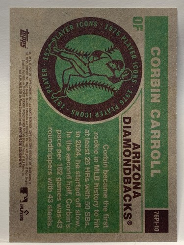 2025 Topps Heritage 1976 Player Icons #76PI-1-25 You Pick (a386) - Picture 8 of 22
