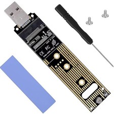 Aluminum M.2 NVME SSD to USB 3.1 Adapter for PCIe NVMe based M Key B M Key SSD C