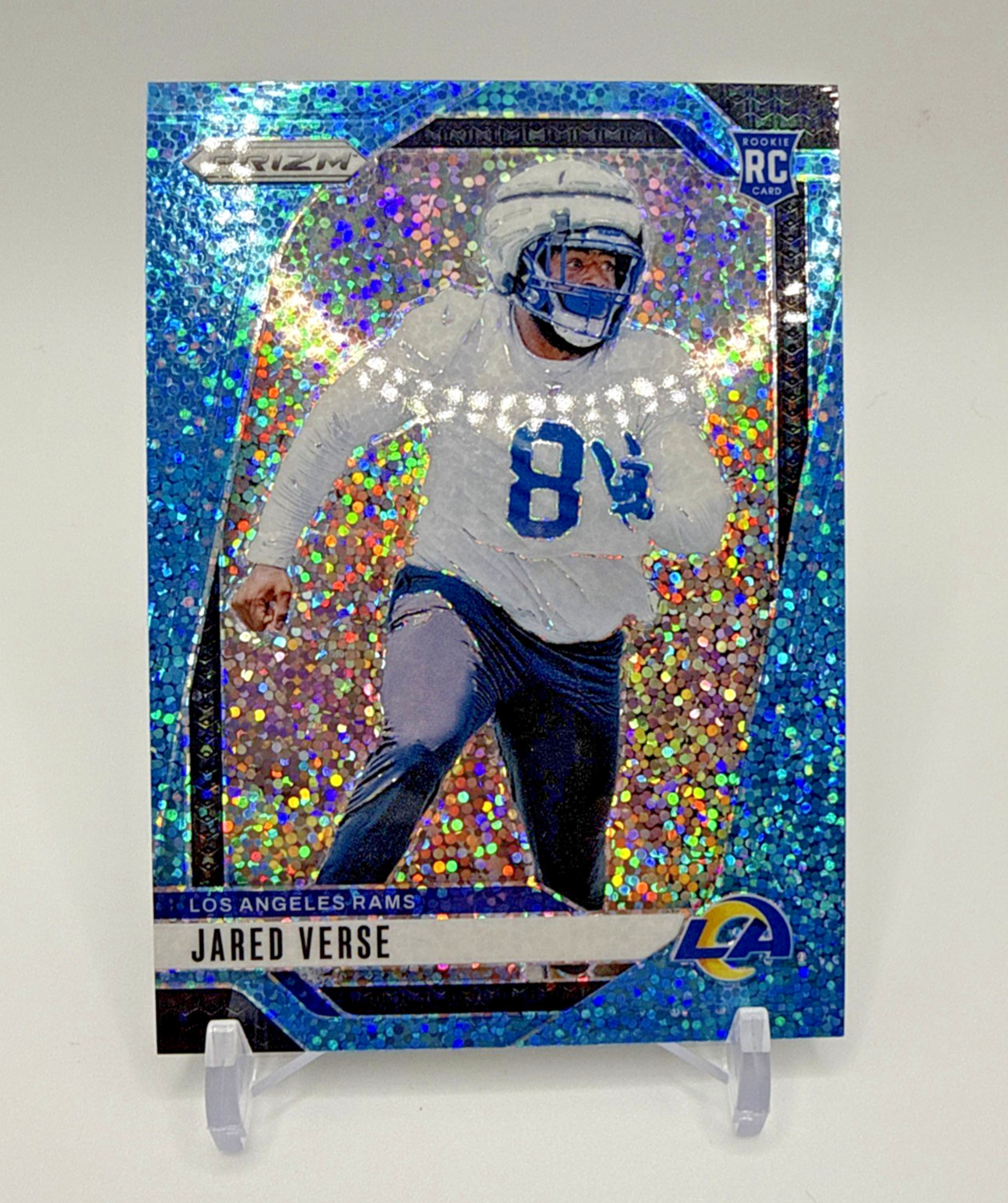 2024 Panini Prizm - Rookies Jared Verse #341 Blue Sparkle Prizm /96 (RC)💎💎💎