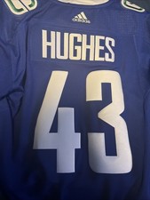 Quinn Hughes Vancouver Canucks Adidas Jersey Size 56