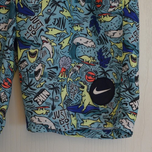 Nike Youth swimming trunks Blue and green size XL - Picture 4 of 8