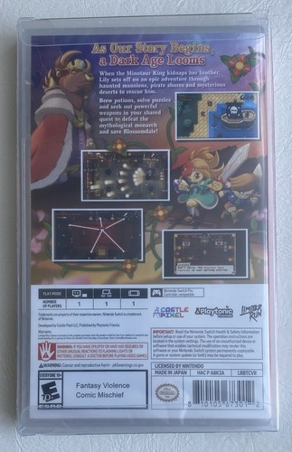 Blossom Tales II: The Minotaur Prince (Nintendo Switch, LRG, New & Sealed, MINT) - Picture 2 of 2