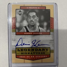 2003-04 Upper Decl Legendary Signatures Dennis Johnson