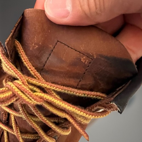 Red Wing x J Crew 4537 Roughneck Moc Toe Yuma Gaucho Leather - Men’s Size 10.5 D - Picture 12 of 13