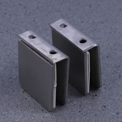 4 Pcs Square Glass Clamp Stainless Steel Bracket Holder for Window - Bild 7 von 12