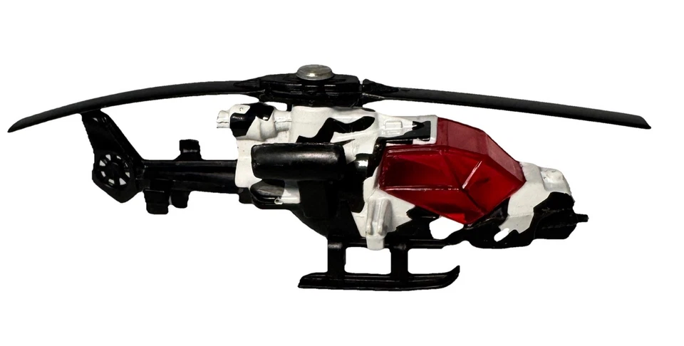 1985 Matchbox Mission Helicopter Vintage Diecast Small Aircraft Toy  - Image 3 of 4