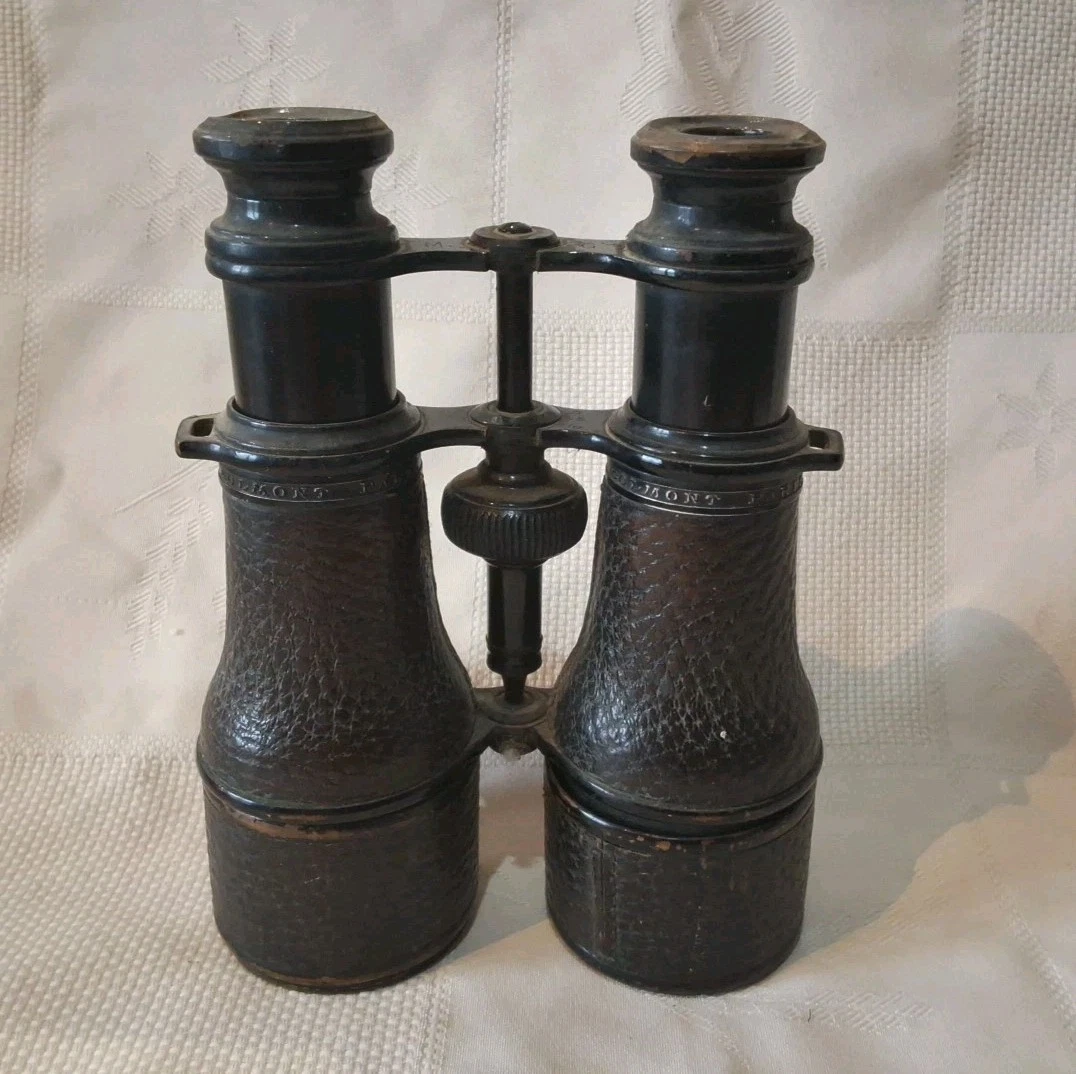 Jumelles anciennes jockey club paris theatre opera cuir vintage - Collection