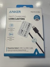 Anker - PowerLine Select USB-C to USB-A Cable 3-ft - Black