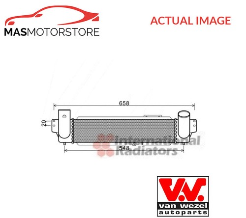 INTERCOOLER RADIATOR VAN WEZEL 83004141 FOR KIA SORENTO I 2.5 CRDI 2.5L - Picture 1 of 5