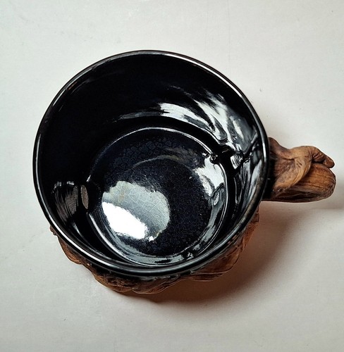Lesly Charles Artist Signed Vintage Studio Pottery 1993 Coffee Cup Ceramic Mug - 第 8/12 張圖片