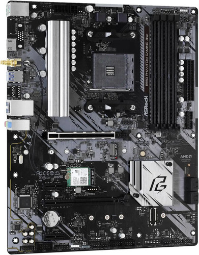 ASRock B550 Phantom Gaming 4/ac AM4 AMD B550 SATA 6Gb/s ATX AMD Motherboard - 第 2/9 張圖片