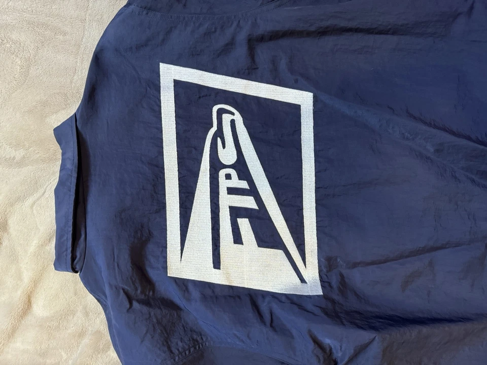 Chaqueta Postal Internacional FTP Azul Marino Talla Grande Foto 2 de 3