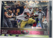 2015 Topps Chrome - Carlos Hyde #64 49ers