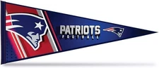 New England Patriots Pennant 12x30 Inch Soft Felt