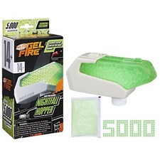 Nerf Pro Gelfire Nightfall Hopper with 5000 Glow-in-the-Dark Rounds New in Box