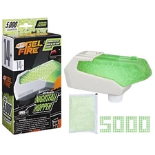 Nerf Pro Gelfire Nightfall Hopper with 5000 Glow-in-the-Dark Rounds New in Box