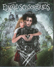 Edward Scissorhands REGION FREE Blu-Ray & slipcase Johnny Depp (no digital copy)