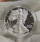 2015 W 1oz US American Silver Eagle $1 Dollar Proof Bullion Original Cap