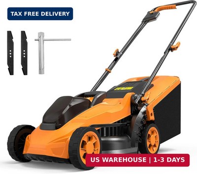 Cordless Lawn Mower (No Battery) Compatible with Dewalt 20V Max Battery, 13'' Ele