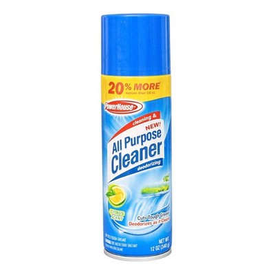 12oz All Purpose Cleaner Spray: Citrus Scent Degreaser Deodorizer PowerHouse