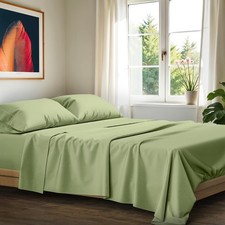 100 Egyptian Cotton Sheets California King Size Luxury 1200 Series Signatur...