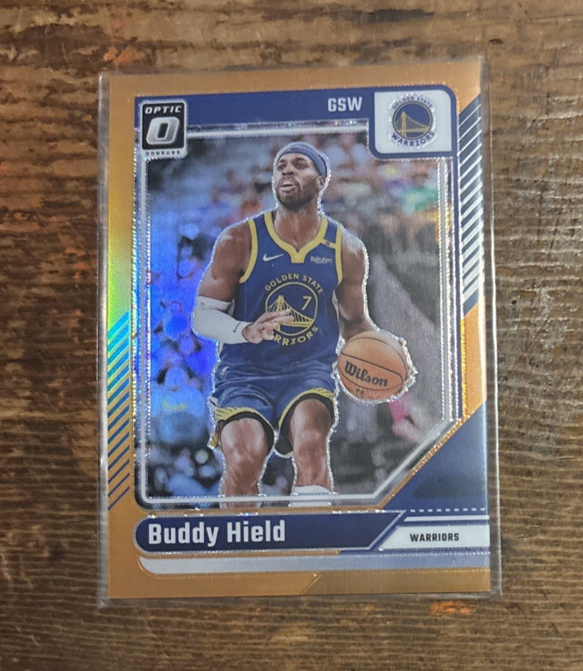 Buddy Hield 2024 Panini Donruss Optic #220 Orange /175 Warriors SP SSP