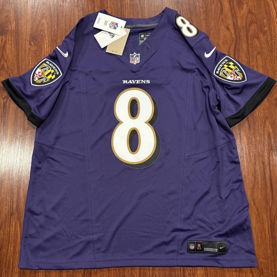 Lamar Jackson Baltimore Ravens Nike Vapor F.U.S.E. Limited Jersey Men's XL NWT
