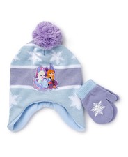 Frozen Toddler Girls Frozen Hat and Mitten Set, 2 Piece - Blue One size