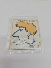 Vintage Shake a Face Chain Old Funny Face Japan Novelty Toy