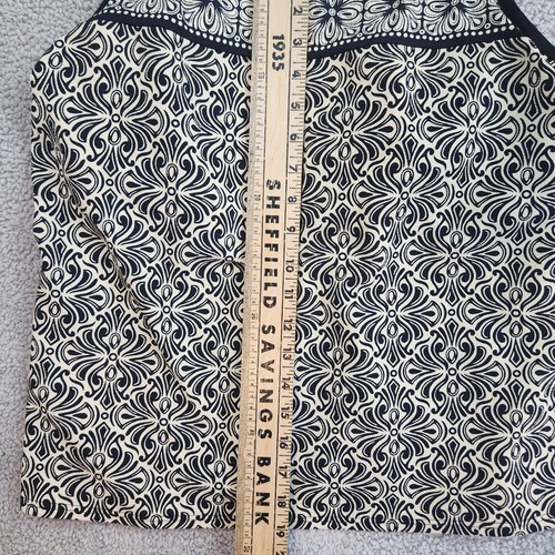 Lands End Tankini Halter Swim Top Board Shorts Sz 16 Black Ivory Wireless Padded - Picture 20 of 20