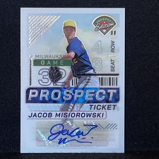 2024 Panini Prospect Edition Auto Jacob Misiorowski Rookie Auto