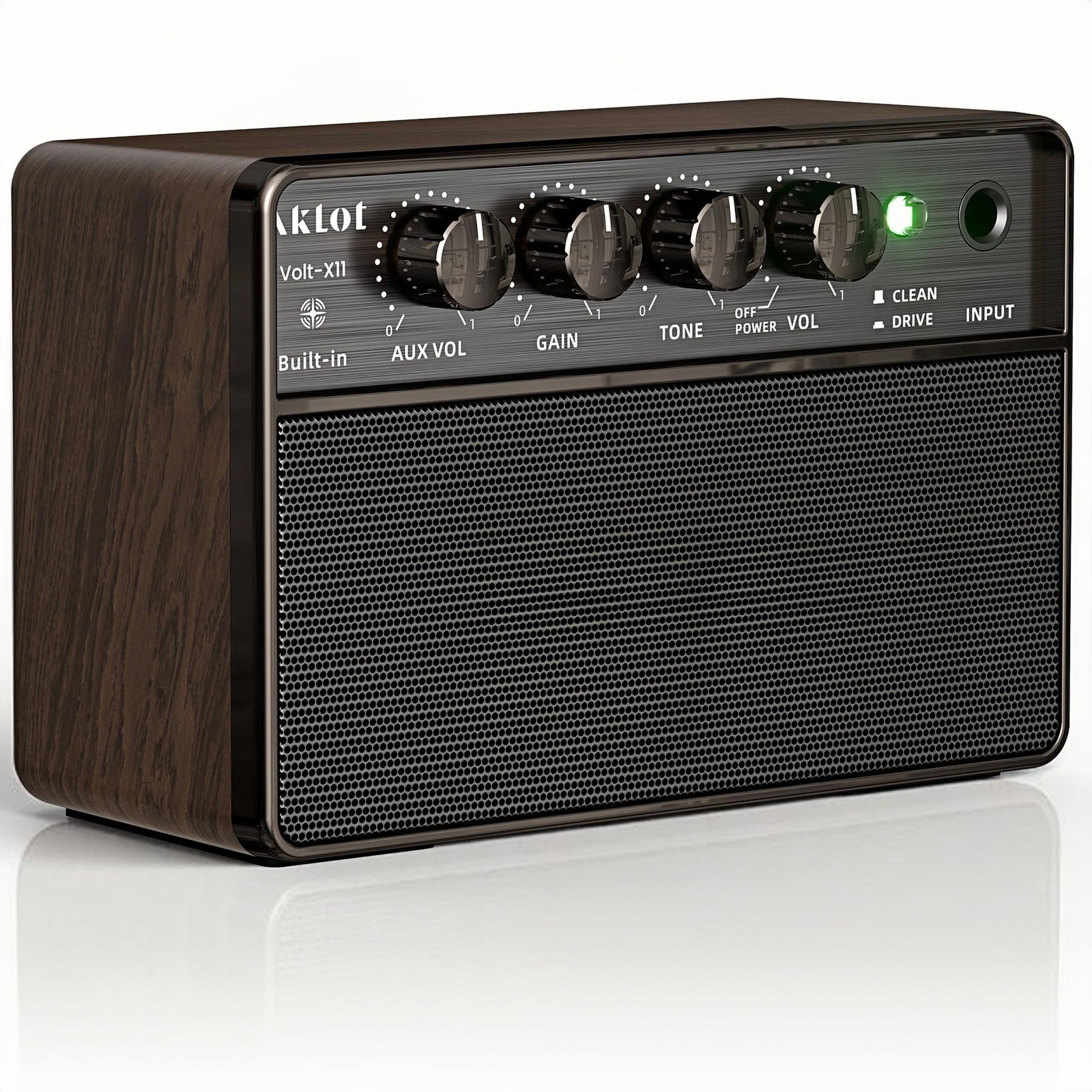 Mini Electric Guitar Amp, Rechargeable 10W Small Portable Guitars Amplifier 5...
