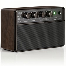 Mini Electric Guitar Amp, Rechargeable 10W Small Portable Guitars Amplifier 5...