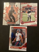 3 Bijan Robinson 2023 Mosaic Rookie Mint 2024 Optic Absolute 