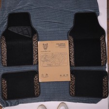 Leopard Car Bling Diamond Car Floor Mats Shining Rhinestone Carpet Sparkly Glit Leopard Car Bling Diamond Car Floor Mats Shining Rhinestone Carpet Sparkly Glit