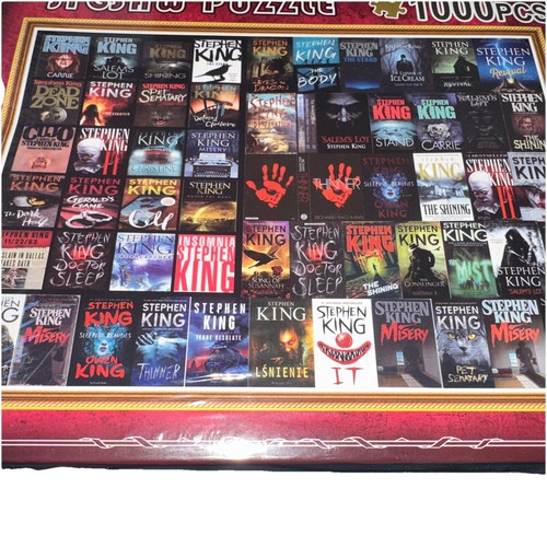 Stephen King Book Covers Puzzle 1000 Pieces Horror - Picture 4 of 6