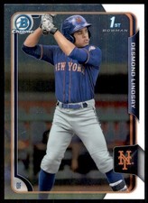 2015 Bowman Draft Picks & Prospects Chrome Desmond Lindsay New York Mets #45