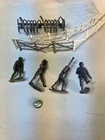 Marx Battleground WWII German Soldiers American Stretcher Bearer Barbed Wire