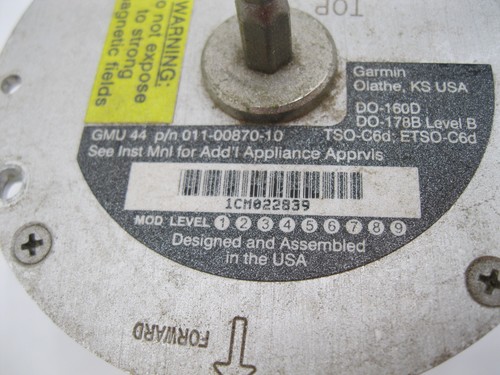 MAGNETÓMETRO GARMIN GMU 44 PN: 011-00870-10 - Imagen 2 de 7