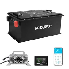 72V 105Ah LiFePO4 Lithium Battery for Golf Cart Sloar Marine Off-Grid USA