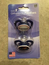 Baby Fanatic Orthodontic Pacifiers - University Of Kansas Jayhawks