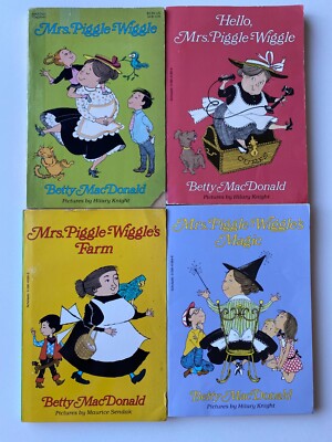 MRS PIGGLE WIGGLE LOT 4~MacDonald~HELLO~MAGIC~FARM~Slow Eater~Bath Hater Cure~