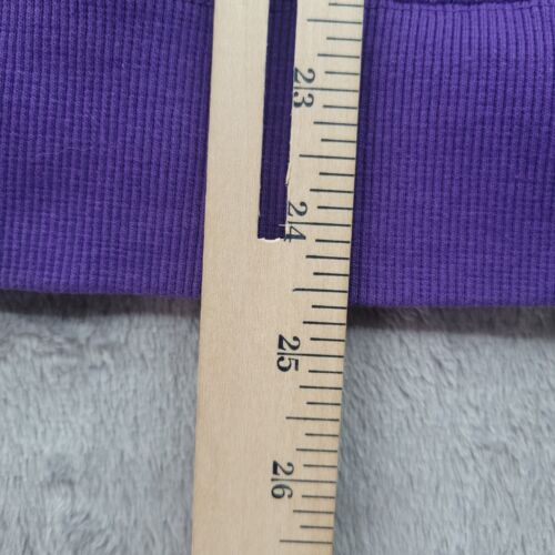Los Angeles Lakers Sweater Mens Small Purple Logo Crewneck Pullover Sweatshirt - Picture 5 of 8