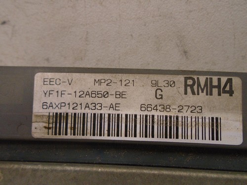 2000 Ford Taurus Sable 3.0 Engine Computer Control Module OEM YF1F-12A650-BE - Picture 3 of 5