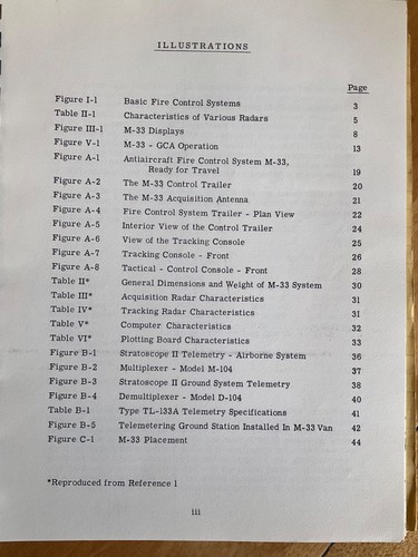 Radar Meteorologie & M-33 Feuerleitsystem Handbuch, Sierra Research Corporation - Bild 4 von 5