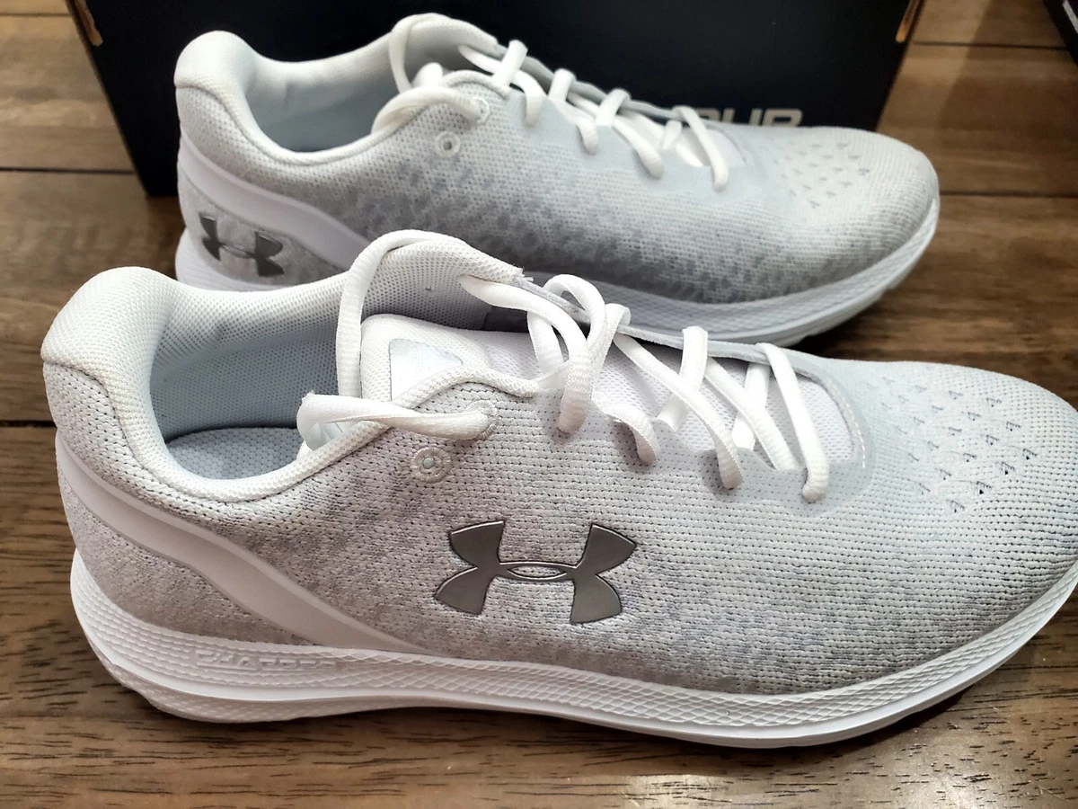 Hot pink top under armour shoes